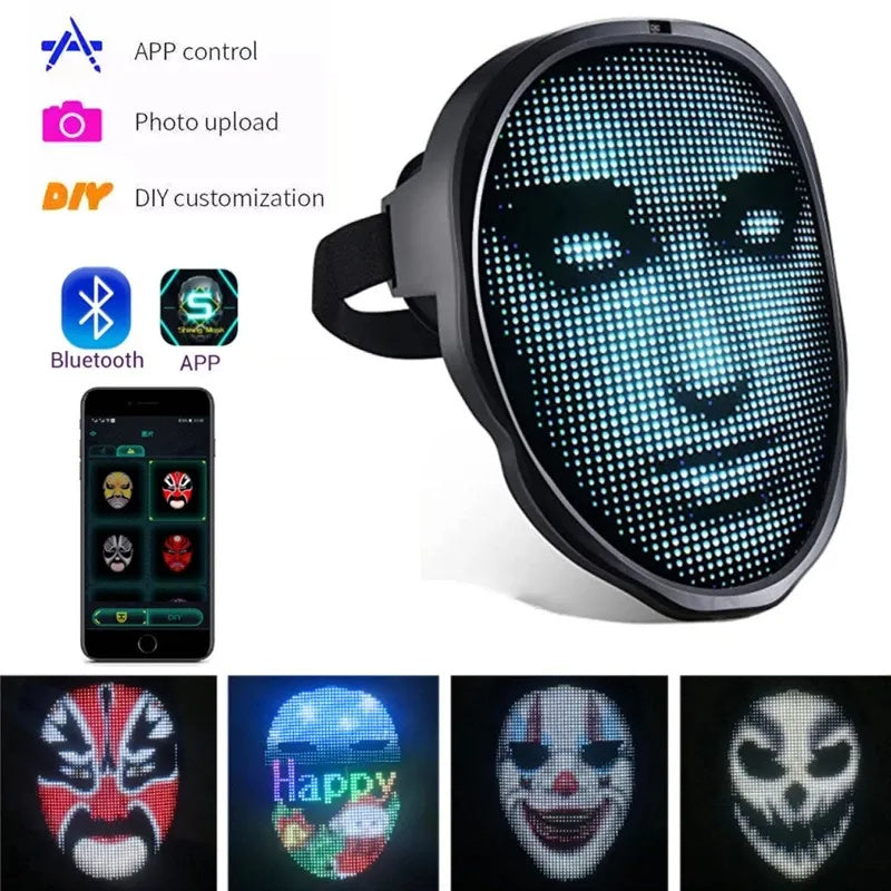 Luminous LED Smart Mask